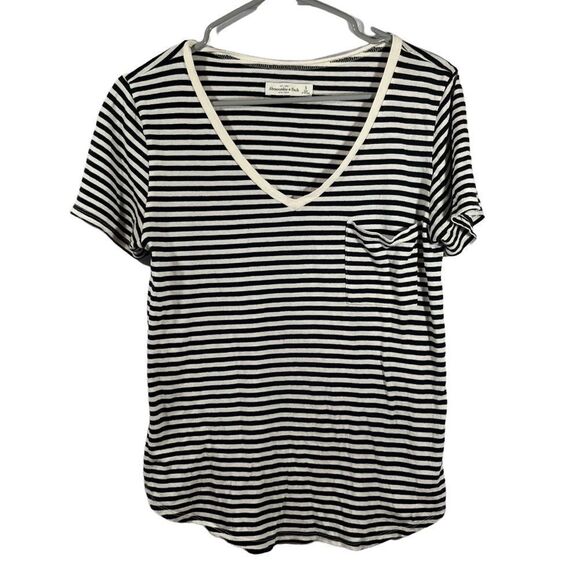 Abercrombie and Fitch Short Sleeve Striped T Shirt - Picture 1 of 10
